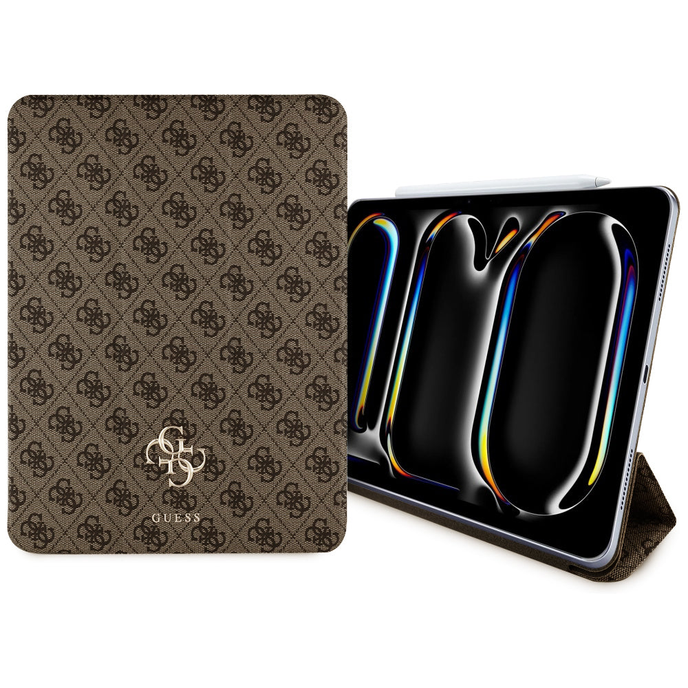 Futrola za Apple iPad Pro 11 (2024), Guess, 4G Big Logo, Smeđa