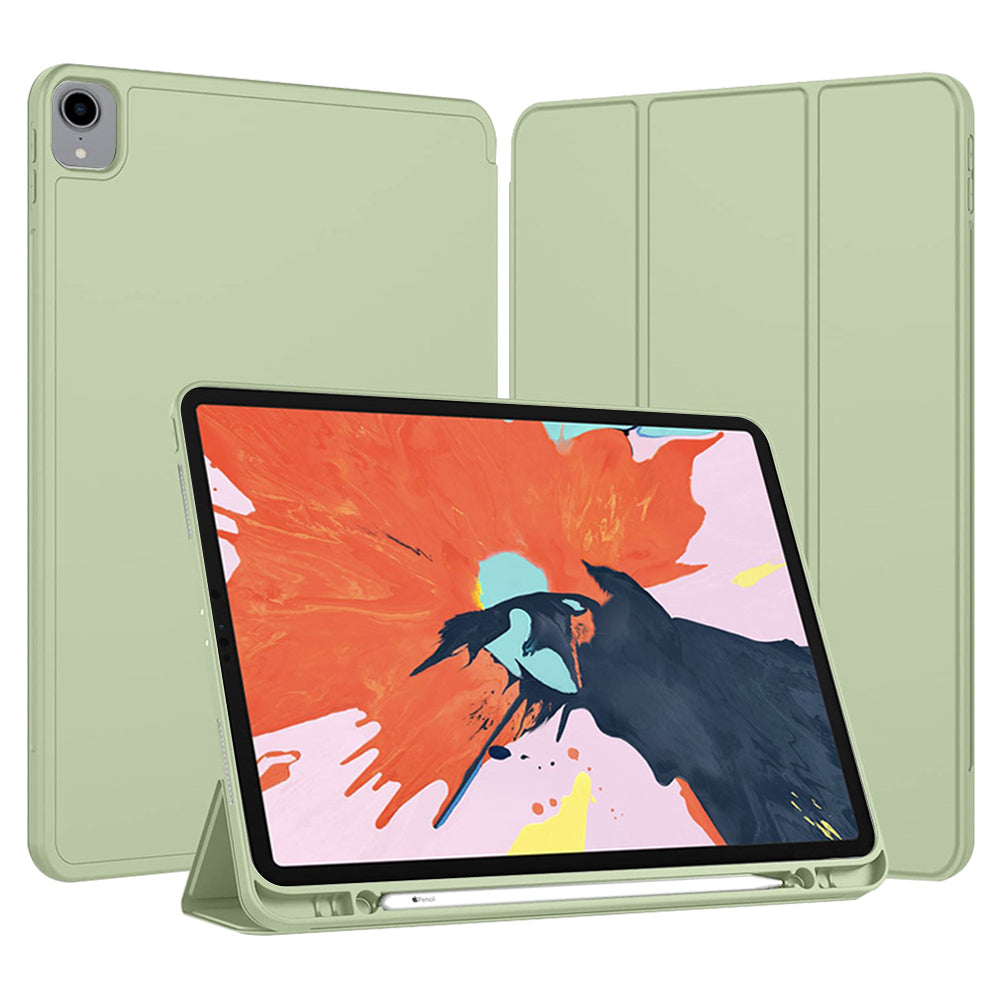 Futrola za Apple iPad Pro 12.9 (2022) / Pro 12.9 (2021) / Pro 12.9 (2020) / Pro 12.9 (2018), Techsuit, Flex Trifold, Matcha Zelena