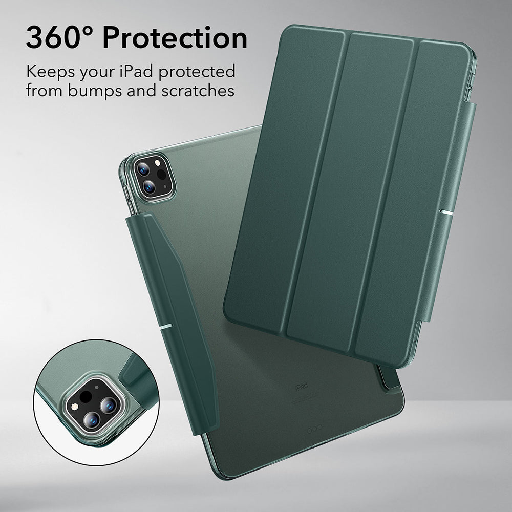 Futrola za Apple iPad Pro 13 (2024), ESR, Ascend Trifold, Zelena Satinirana