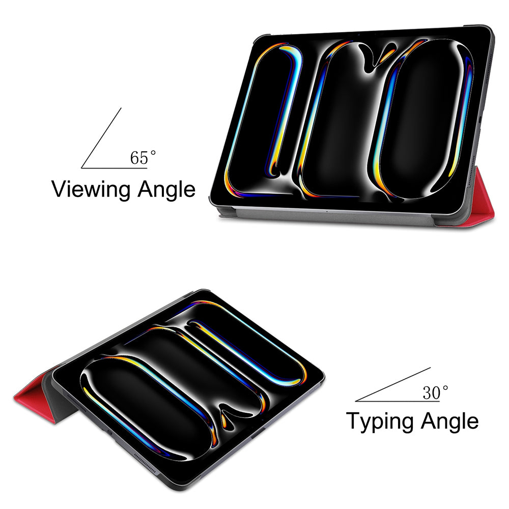 Futrola za Apple iPad Pro 13 (2024), Techsuit, FoldPro, Crvena