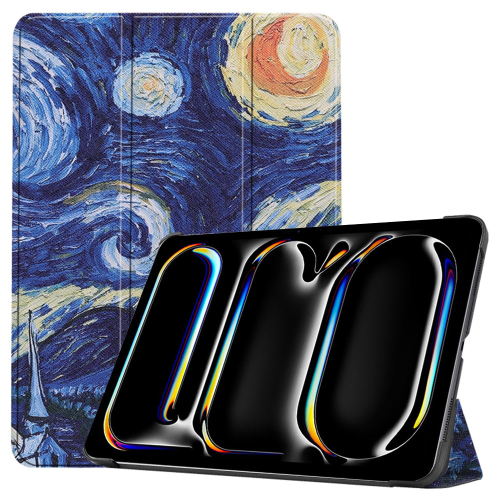 Maska za Apple iPad Pro 13 (2024), Techsuit, FoldPro Starry Night, Višebojna