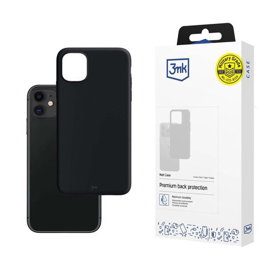 Futrola za Apple iPhone 11, 3MK, Mat, Crna