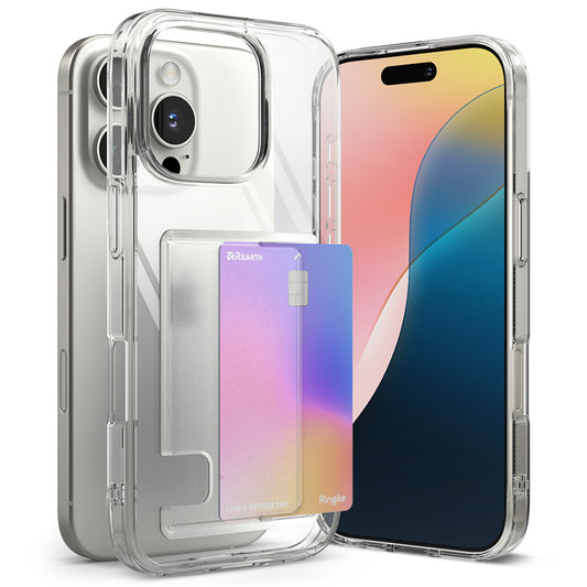 Futrola za Apple iPhone 16 Pro Max, Ringke, Fusion Card, Prozirna