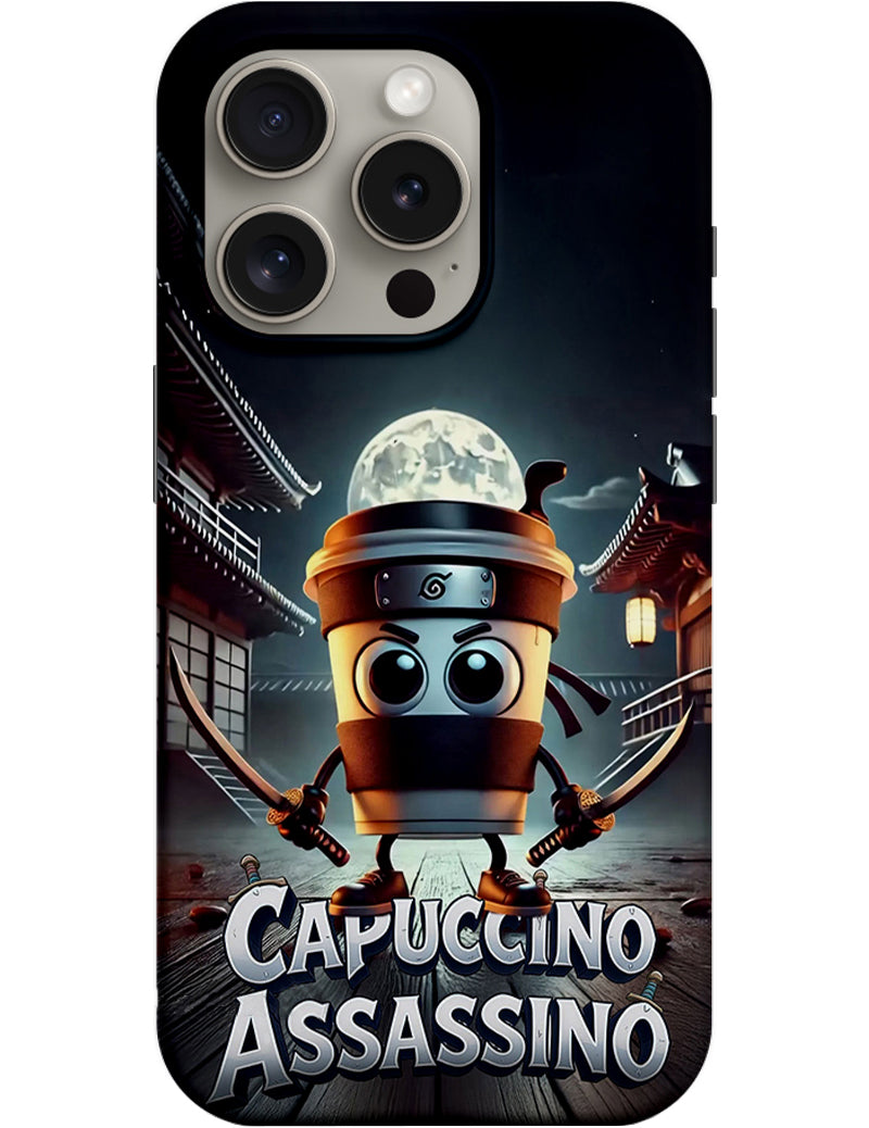 Maska za Apple iPhone 14 Pro, Perfect Case, Italian Brainrot Capuccino Assassino, Višebojna