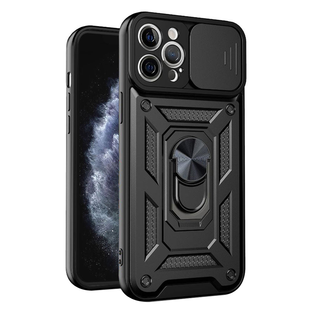 Maska za Apple iPhone 11 Pro Max, Techsuit, CamShield, Crna