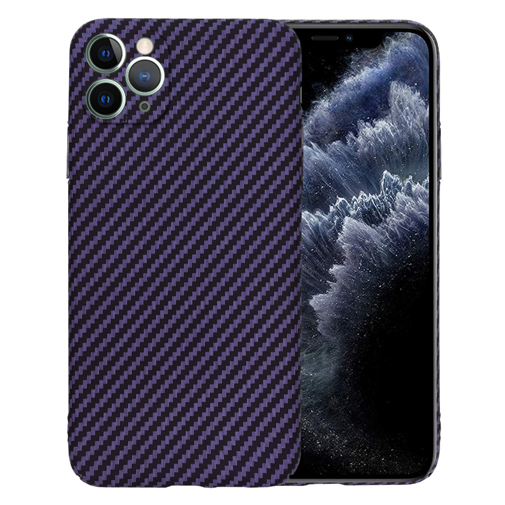Maska za Apple iPhone 11 Pro Max, Techsuit, Carbonite FiberShell, Ljubičasta