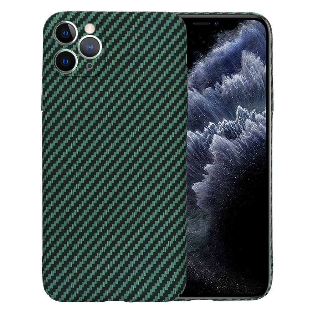 Maska za Apple iPhone 11 Pro Max, Techsuit, Carbonite FiberShell, Zelena