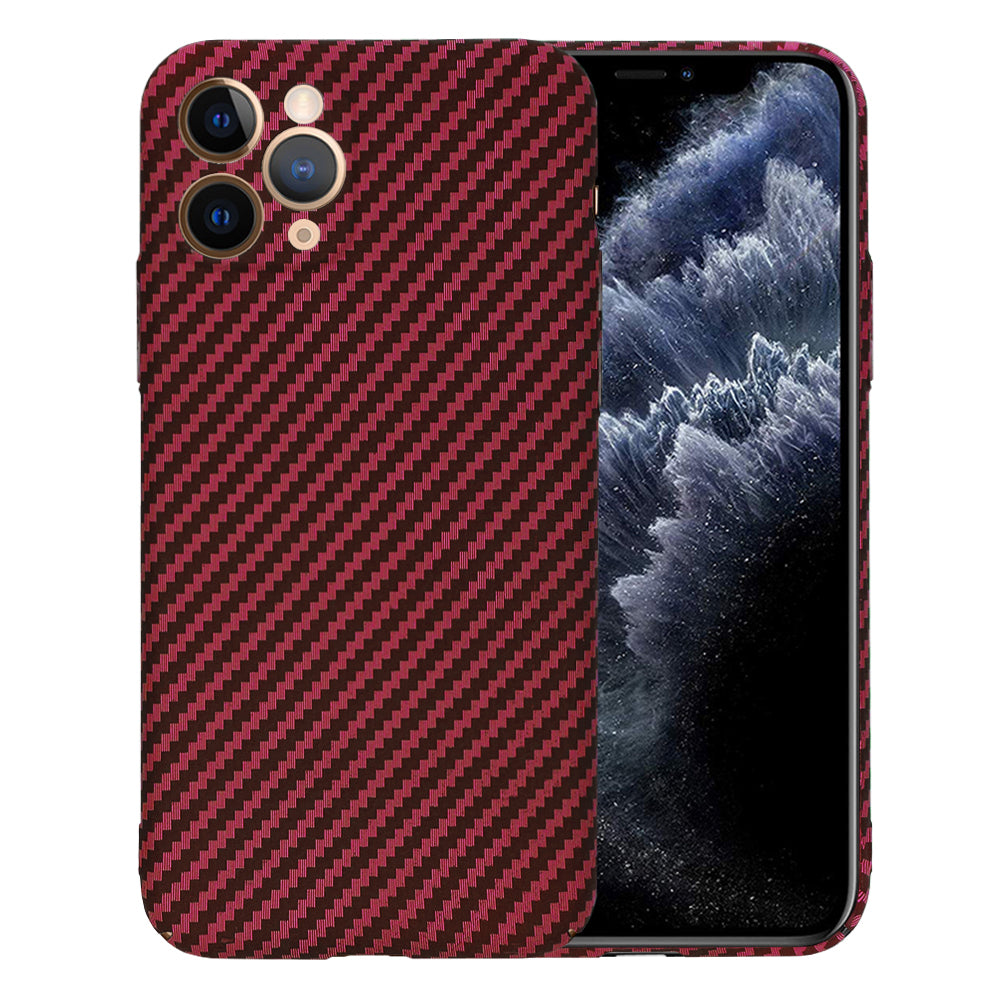 Maska za Apple iPhone 11 Pro, Techsuit, Carbonite FiberShell, Crvena