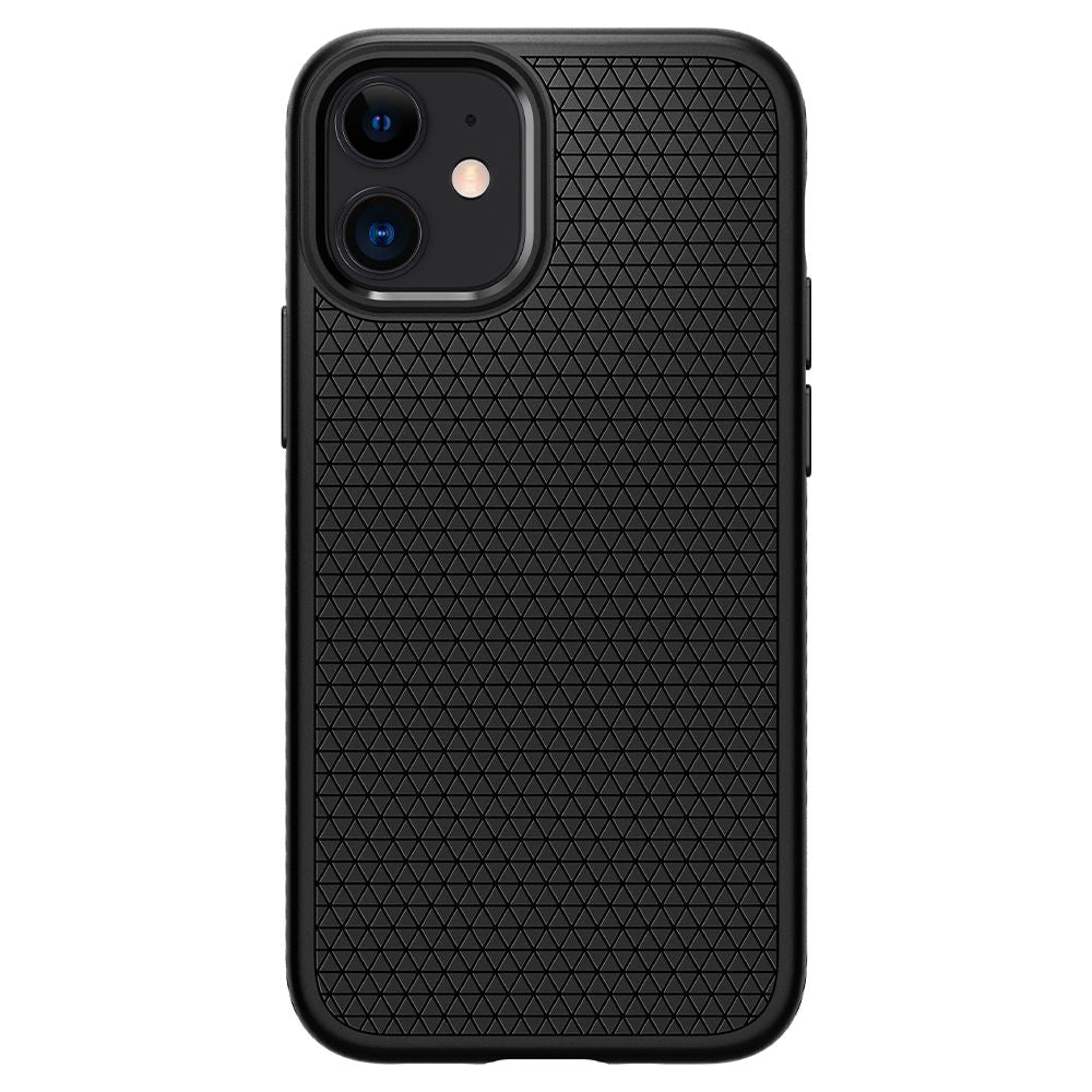 Maska za Apple iPhone 12 / 12 Pro, Spigen, Liquid Air, Crna ACS01701