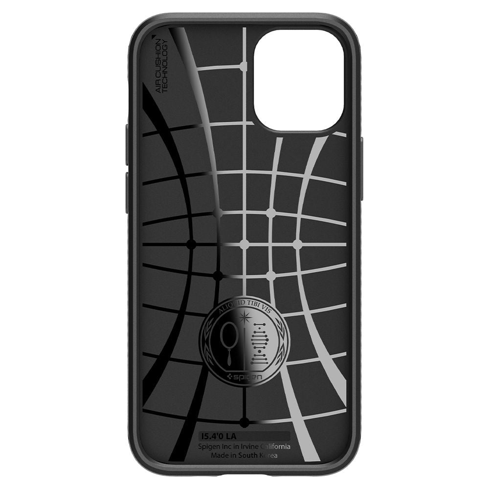 Maska za Apple iPhone 12 / 12 Pro, Spigen, Liquid Air, Crna ACS01701