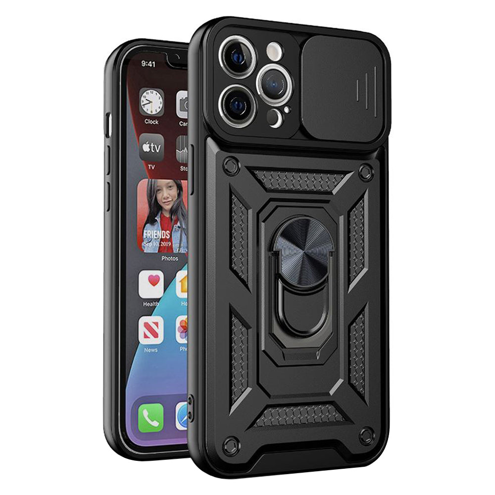 Maska za Apple iPhone 12 Pro Max, Techsuit, CamShield, Crna