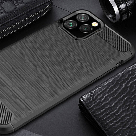 Maska za Apple iPhone 12 Pro Max, Techsuit, Karbon, Crna
