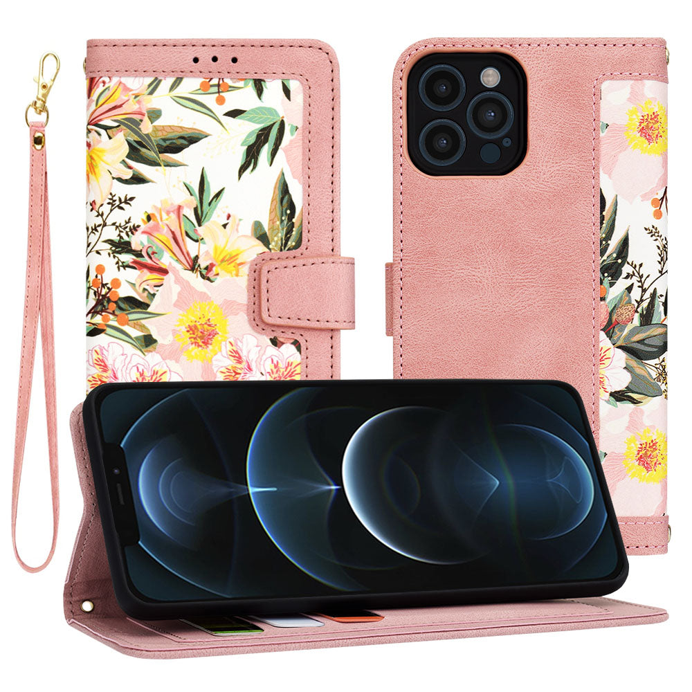Maska za Apple iPhone 12 Pro Max, Techsuit, FlipCraft, Roza