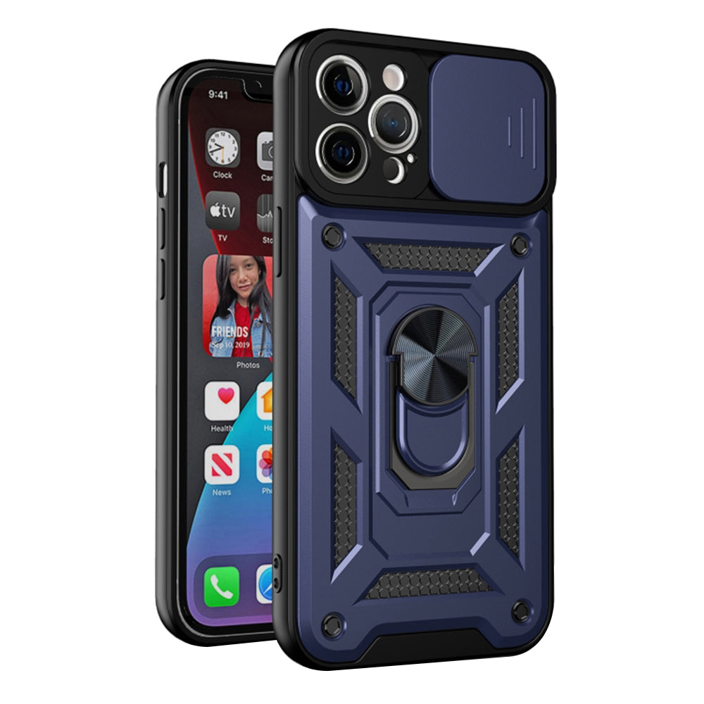 Maska za Apple iPhone 12 Pro, Techsuit, CamShield, Plava