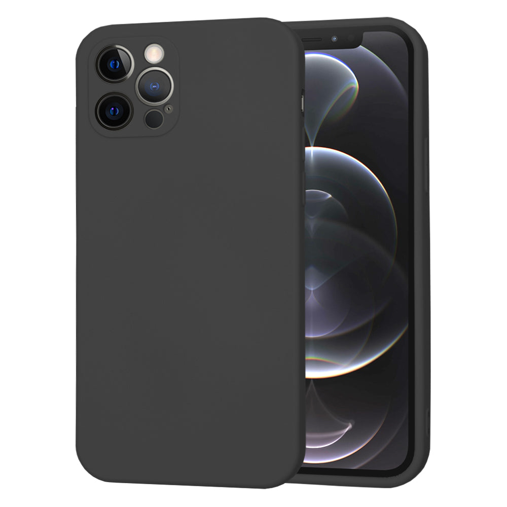 Maska za Apple iPhone 12 Pro, Techsuit, SoftFlex, Crna
