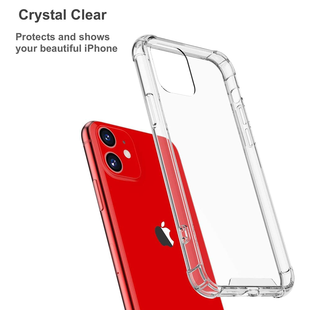Maska za Apple iPhone 12, Techsuit, Shockproof Clear, Prozirna