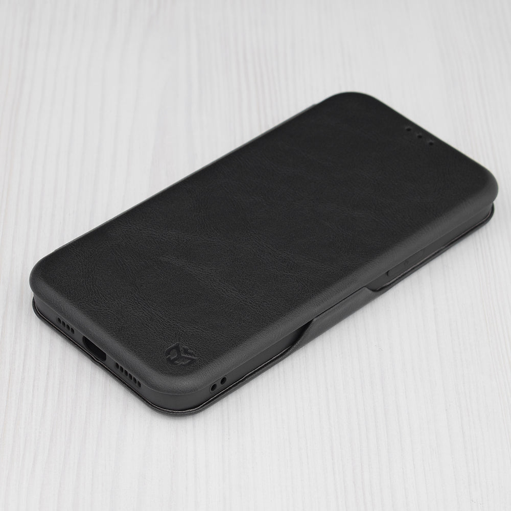 Maska za Apple iPhone 13 Pro Max, Techsuit, Safe Wallet Plus, Crna