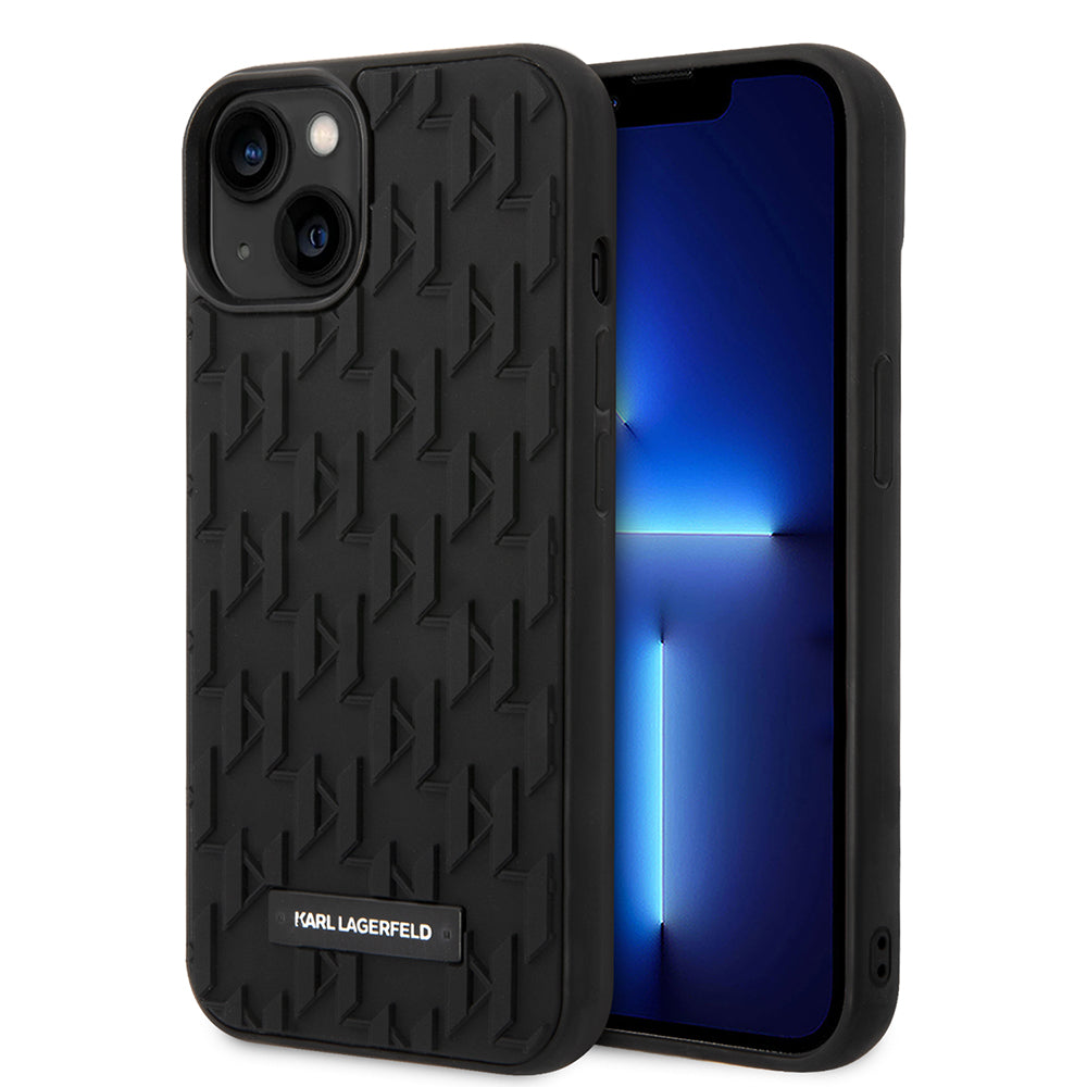 Futrola za Apple iPhone 14 Plus, Karl Lagerfeld, 3D Monogram, Crna