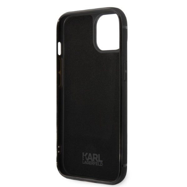 Futrola za Apple iPhone 14 Plus, Karl Lagerfeld, Cardslots Signature Logo, Crna