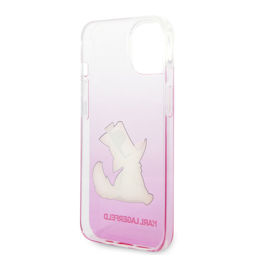 Futrola za Apple iPhone 14 Plus, Karl Lagerfeld, Choupette Fun, Roza