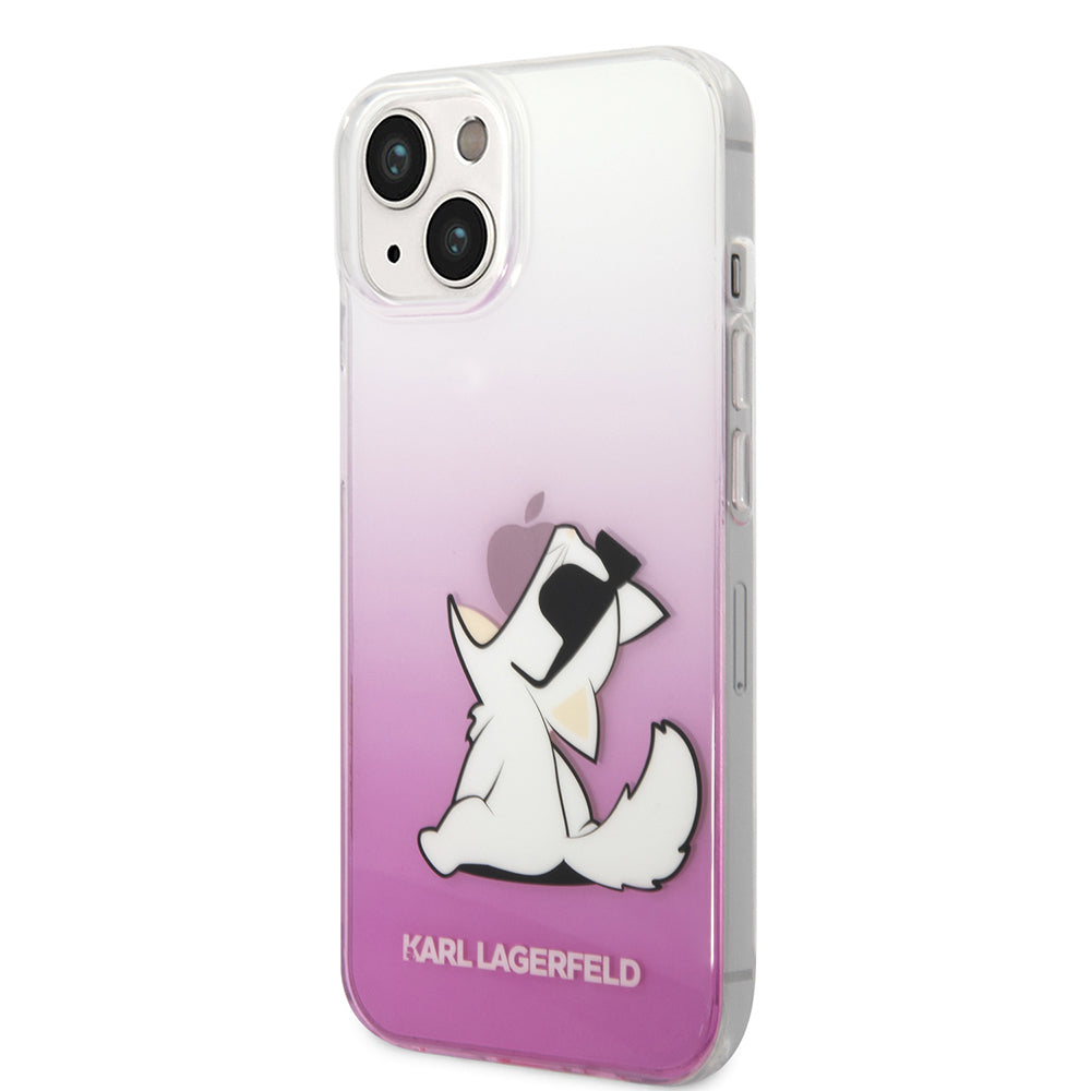 Futrola za Apple iPhone 14 Plus, Karl Lagerfeld, Choupette Fun, Roza