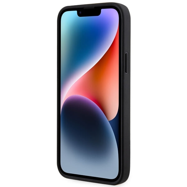 Futrola za Apple iPhone 14 Plus, Karl Lagerfeld, Saffiano Monogram Ikonik Karl, Crna