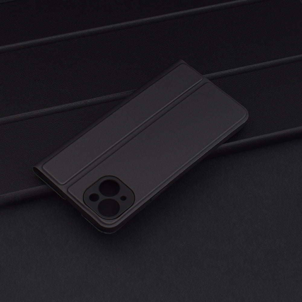 Maska za Apple iPhone 14 Plus, Techsuit, Magskin Book, Crna