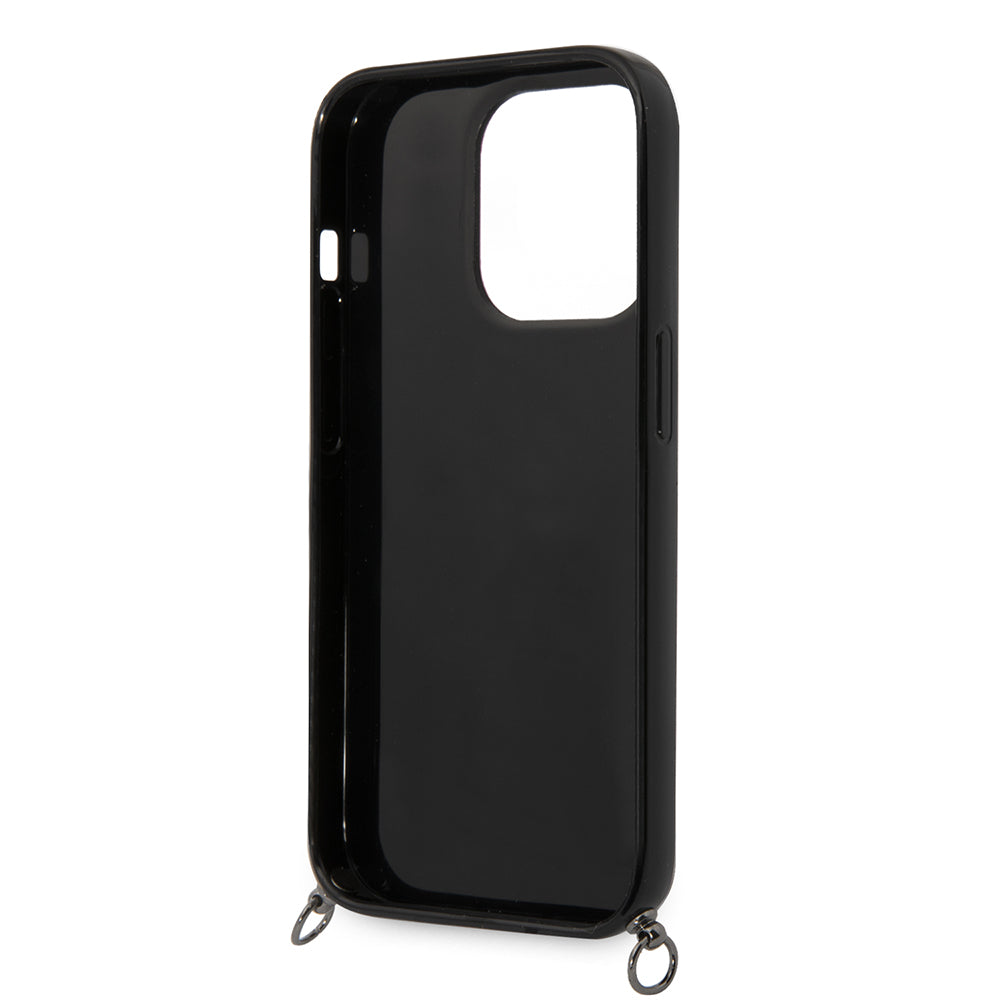Futrola za Apple iPhone 14 Pro, Karl Lagerfeld, Color Stripes with Strap, Roza