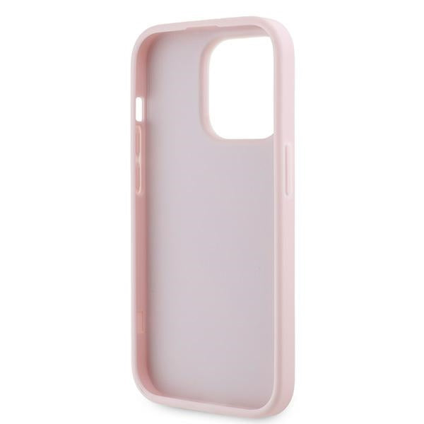 Futrola za Apple iPhone 14 Pro, Karl Lagerfeld, Diagonal Quilted Script, Roza