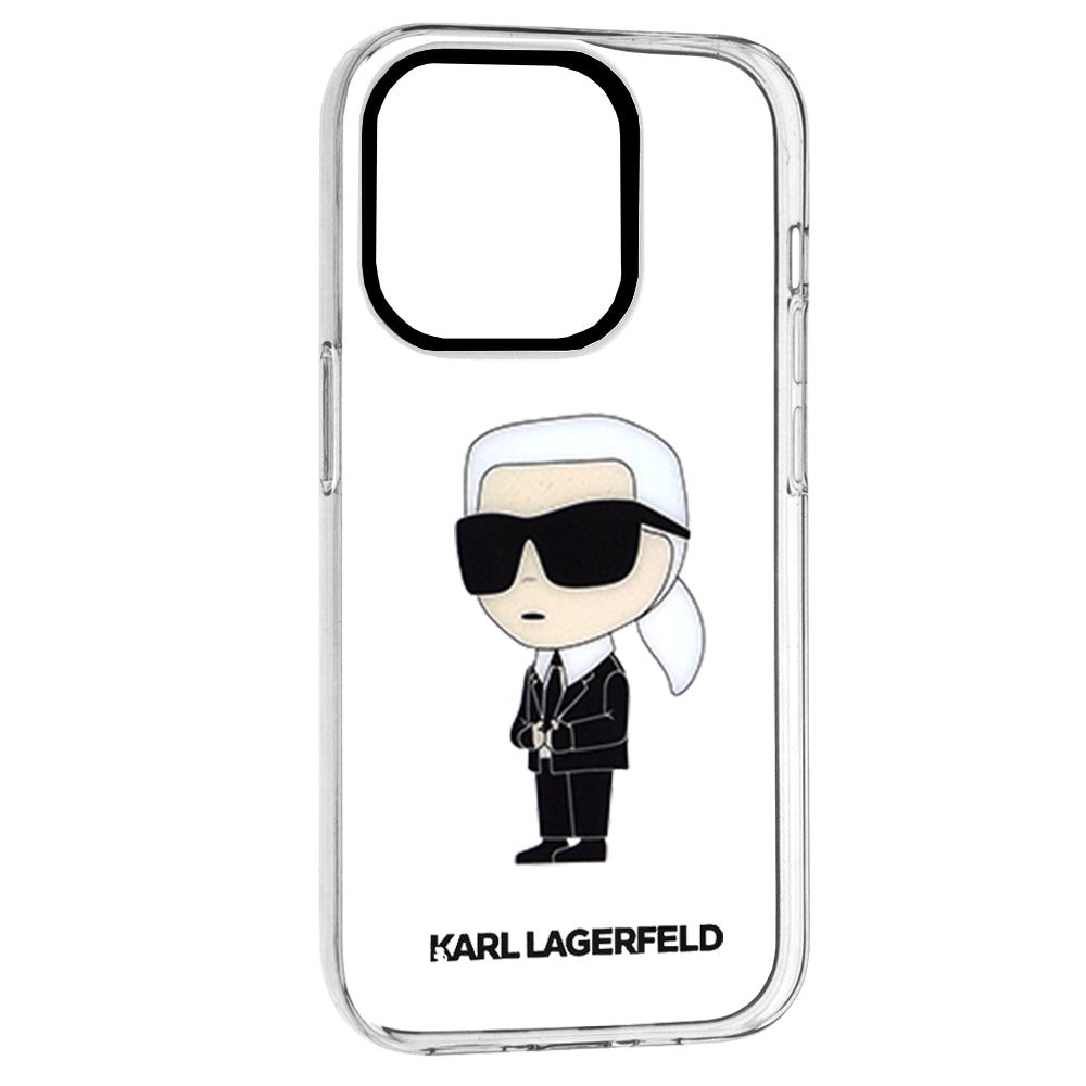 Futrola za Apple iPhone 14 Pro, Karl Lagerfeld, IML Ikonik NFT, Prozirna