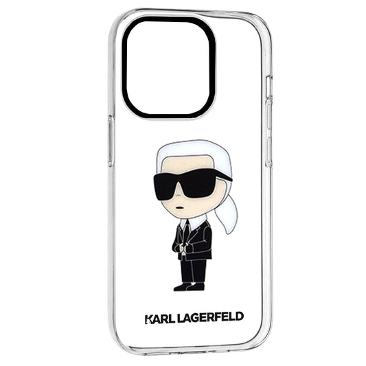 Futrola za Apple iPhone 14 Pro, Karl Lagerfeld, IML Ikonik NFT, Prozirna