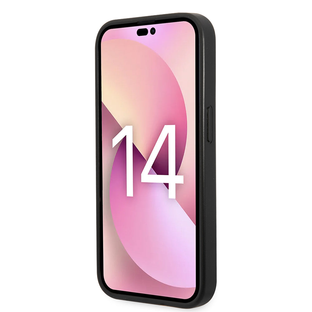 Futrola za Apple iPhone 14 Pro Max, Karl Lagerfeld, Saffiano Choupette's Head, Crna