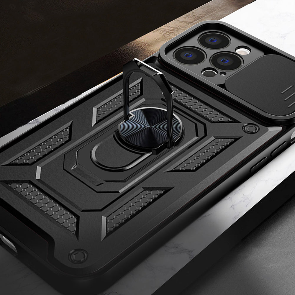 Maska za Apple iPhone 14 Pro Max, Techsuit, CamShield, Crna
