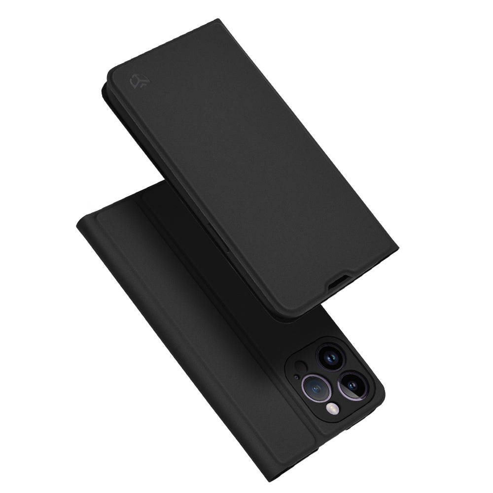 Maska za Apple iPhone 14 Pro Max, Techsuit, Magskin Book, Crna