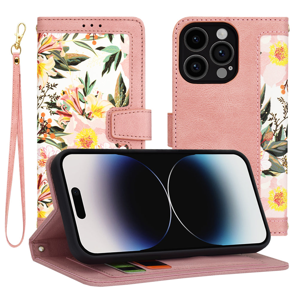 Maska za Apple iPhone 14 Pro, Techsuit, FlipCraft, Roza