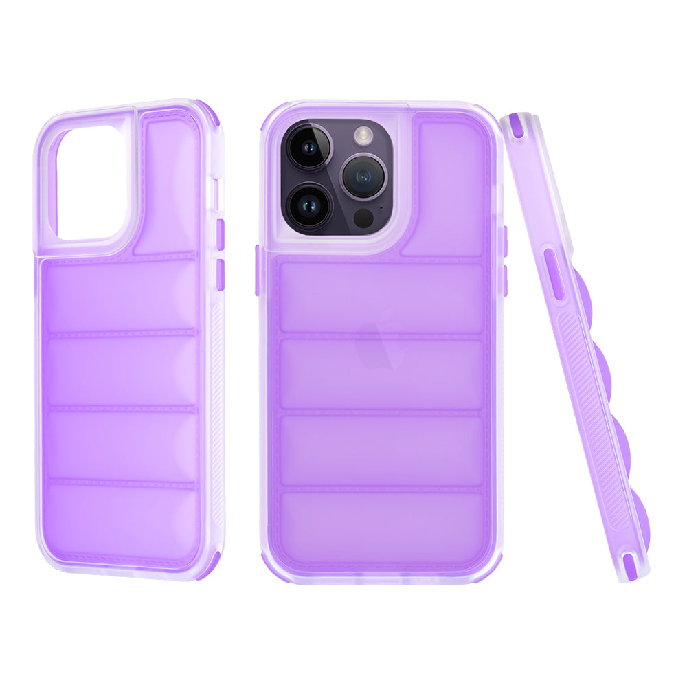 Maska za Apple iPhone 14 Pro, Techsuit, Wave Shield, Ljubičasta