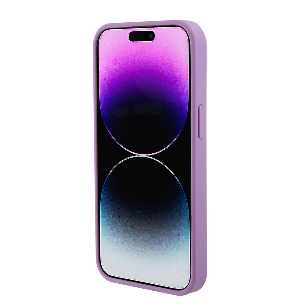 Futrola za Apple iPhone 15, Guess, 4G Stamped, Svijetlo ljubičasta