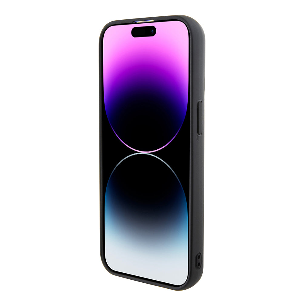 Futrola za Apple iPhone 15, Karl Lagerfeld, 3D Rubber Multi Logo, Crna