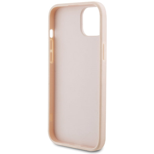 Futrola za Apple iPhone 15, Karl Lagerfeld, Diagonal Quilted K uzorak, Roza