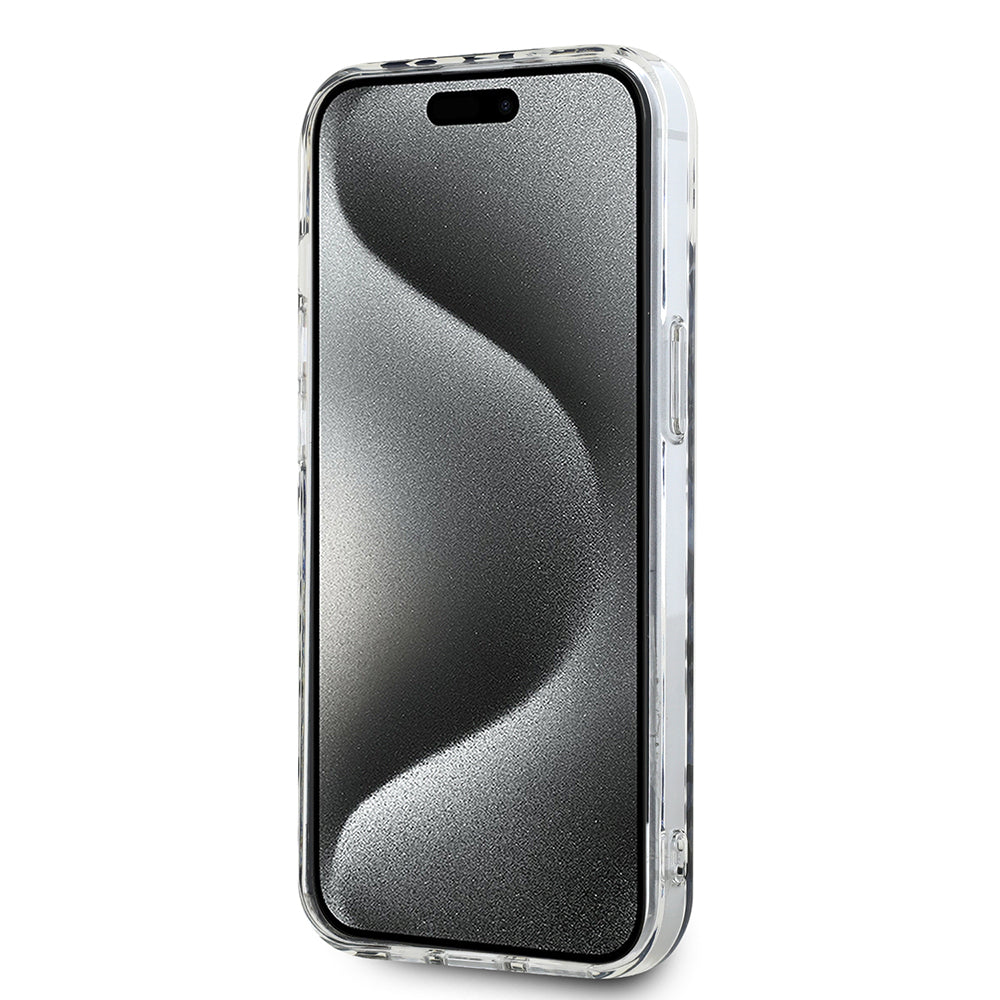 Futrola za Apple iPhone 15, Karl Lagerfeld, IML Luxury Gold Fullover Logo, Zlatna