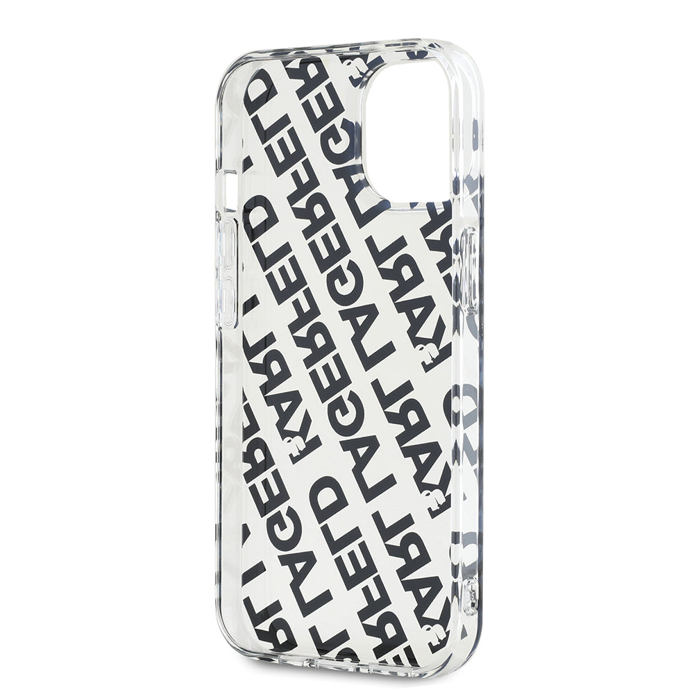 Futrola za Apple iPhone 15, Karl Lagerfeld, IML Luxury Gold Fullover Logo, Zlatna