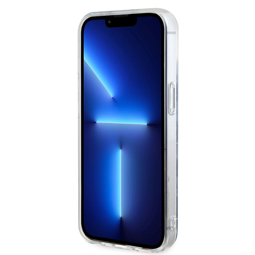 Futrola za Apple iPhone 15, Karl Lagerfeld, Monogram Choupette, Prozirna