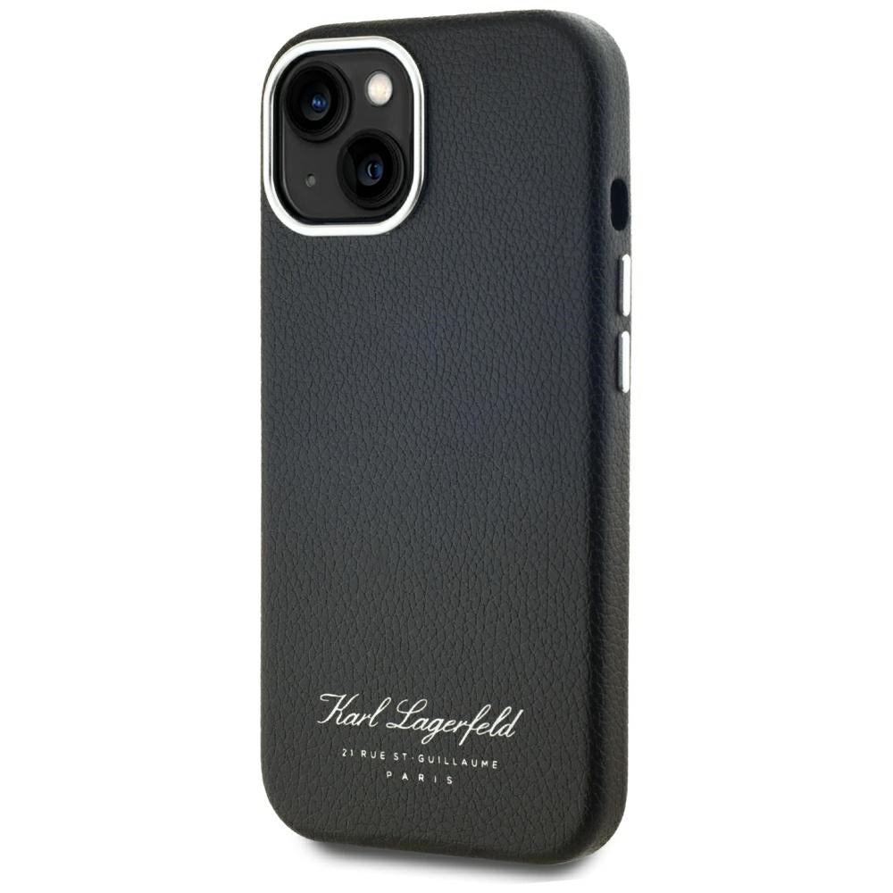 Futrola za Apple iPhone 15, Karl Lagerfeld, RSG, Crna
