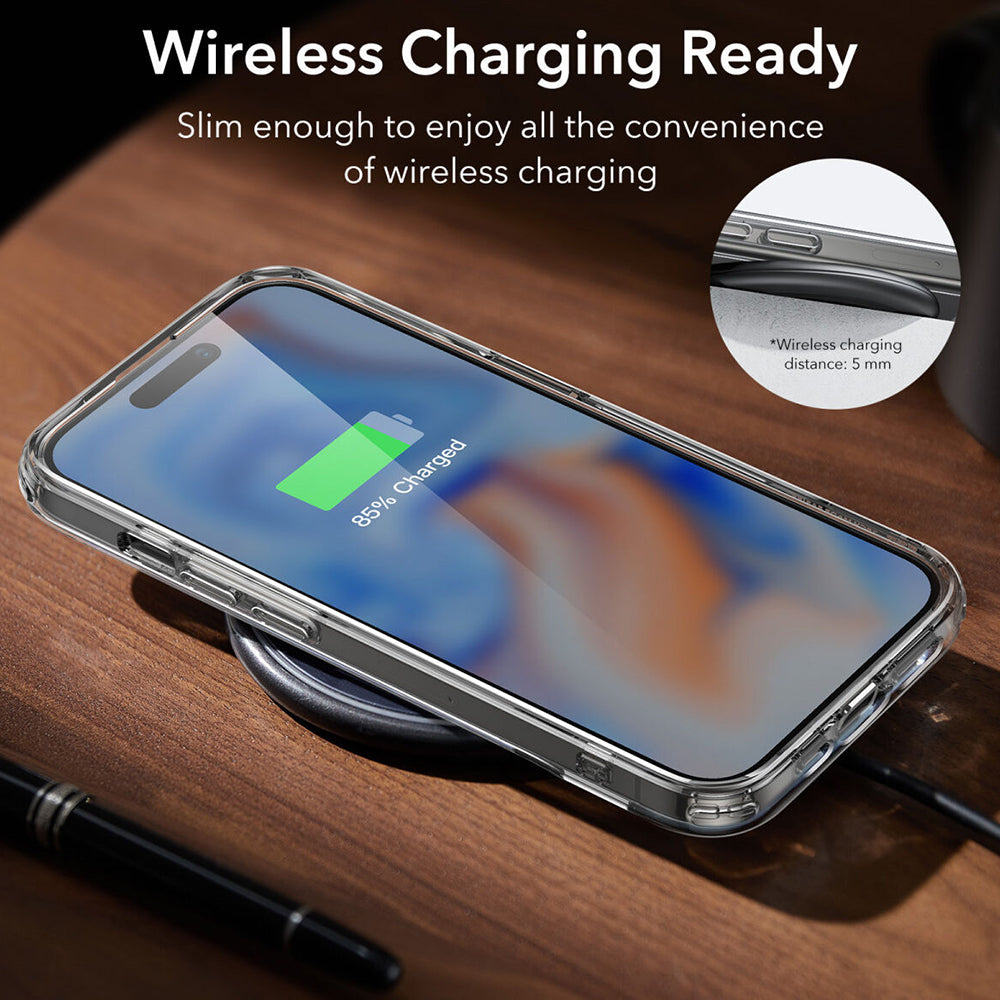 Futrola za Apple iPhone 15 Plus, ESR, Air Shield Boost Kickstand, Prozirna