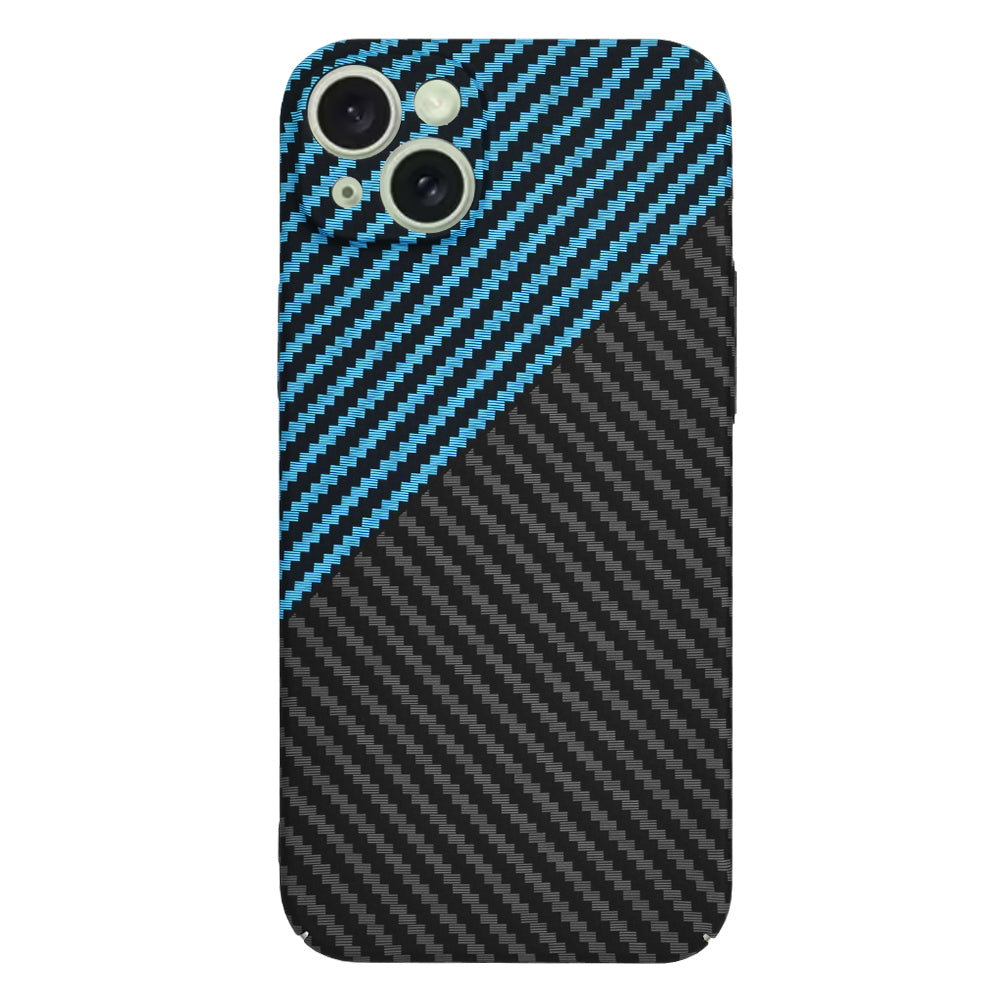 Maska za Apple iPhone 15 Plus, Techsuit, Carbonite FiberShell, Crno Plava
