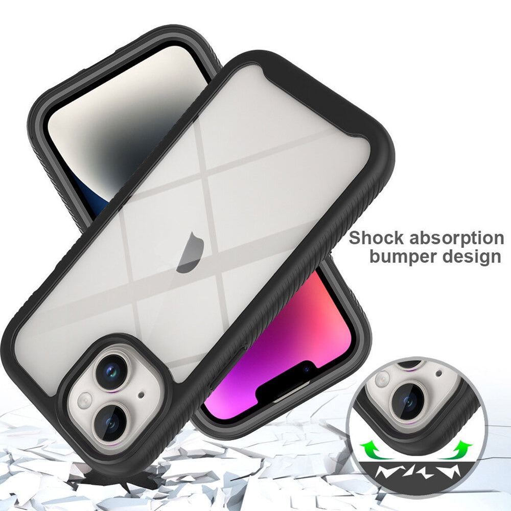Maska za Apple iPhone 15 Plus, Techsuit, Defense360 Pro, Crna