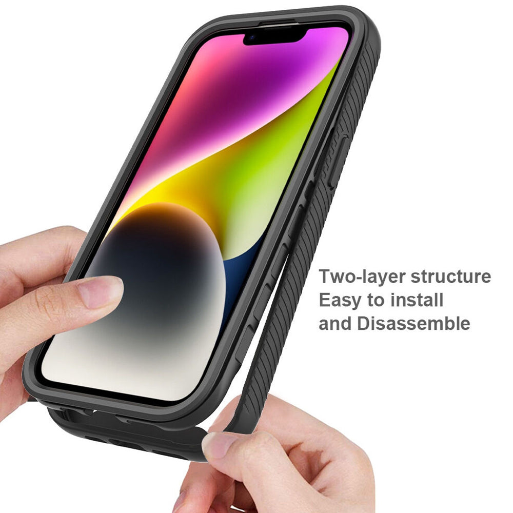 Maska za Apple iPhone 15 Plus, Techsuit, Defense360 Pro, Crna
