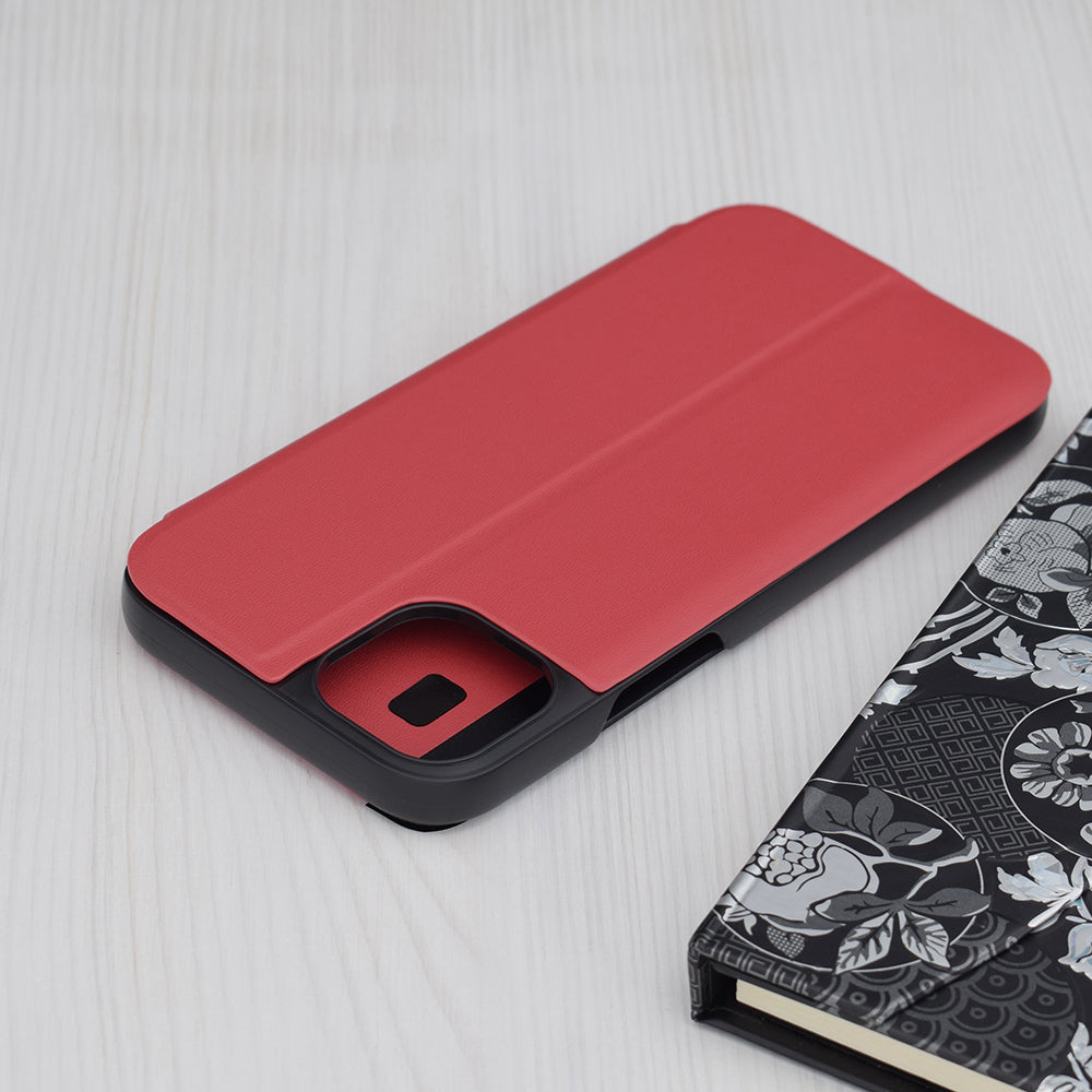 Maska za Apple iPhone 15 Plus, Techsuit, eFold, Crvena