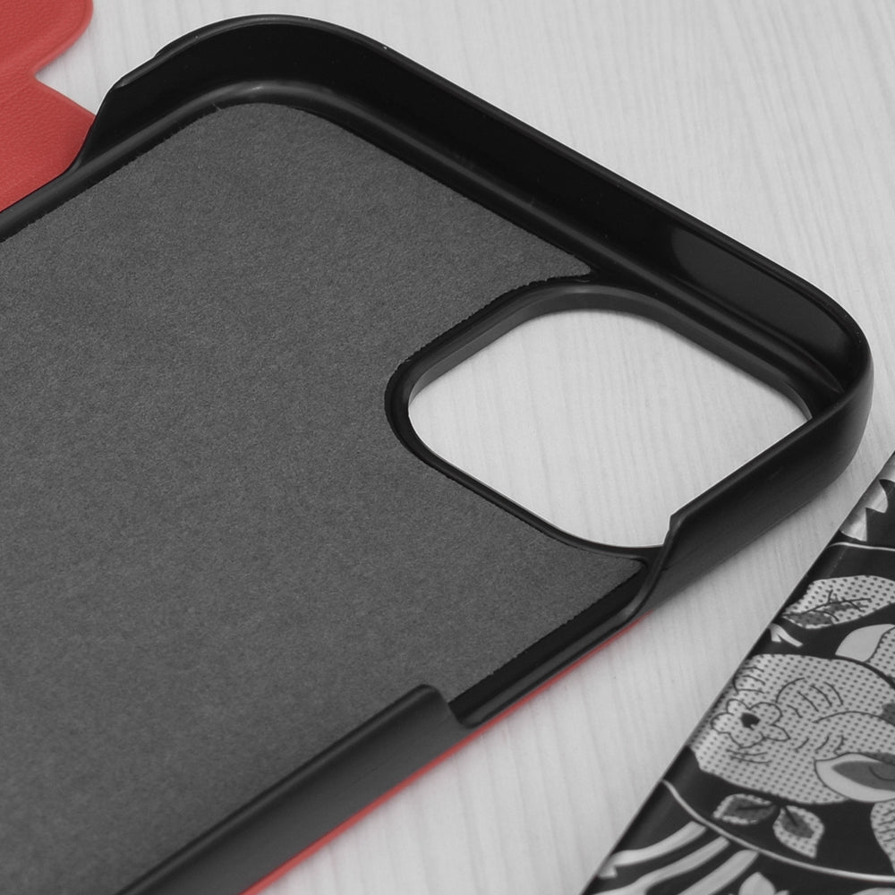 Maska za Apple iPhone 15 Plus, Techsuit, eFold, Crvena