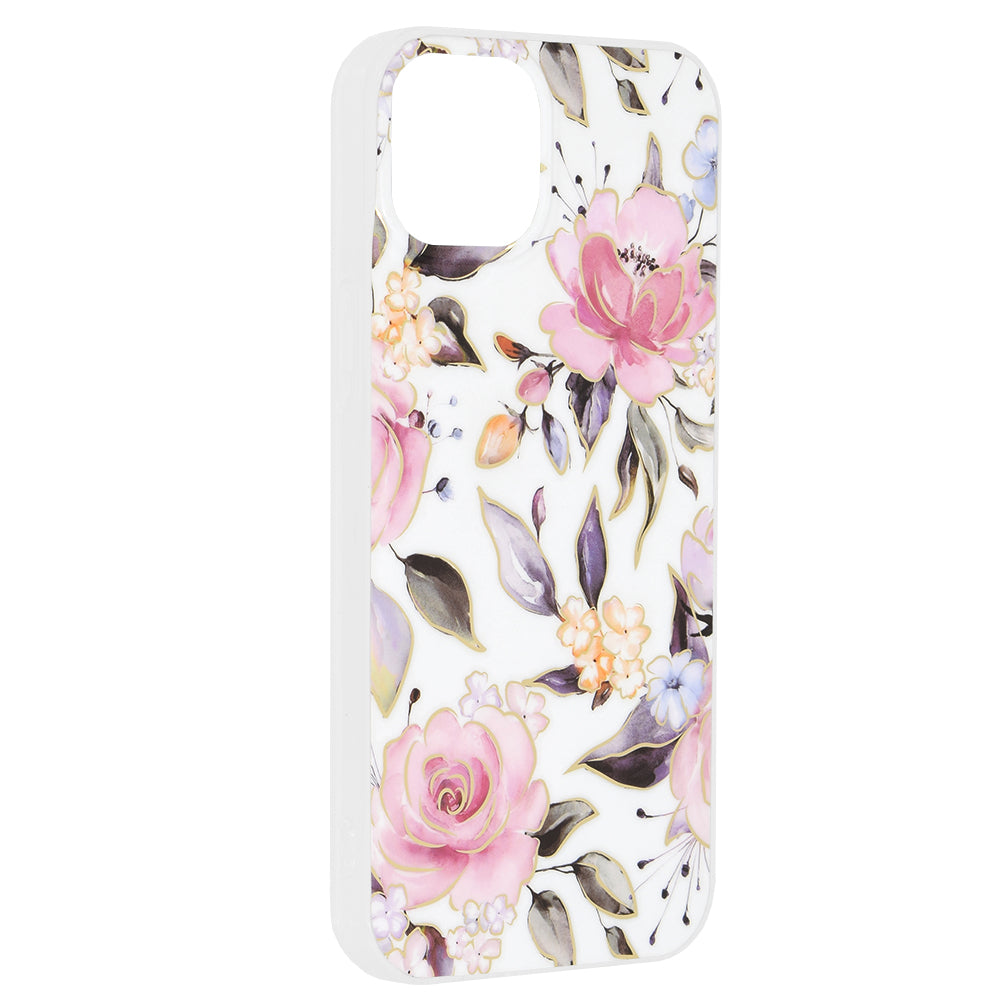 Maska za Apple iPhone 15 Plus, Techsuit, Mramor, Bijela